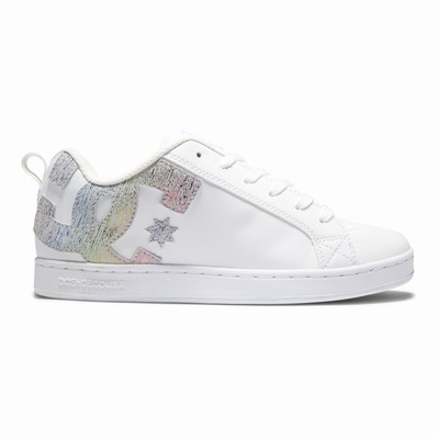 DC Court Graffik Women's White/Multicolor Sneakers Australia Sale TKH-329